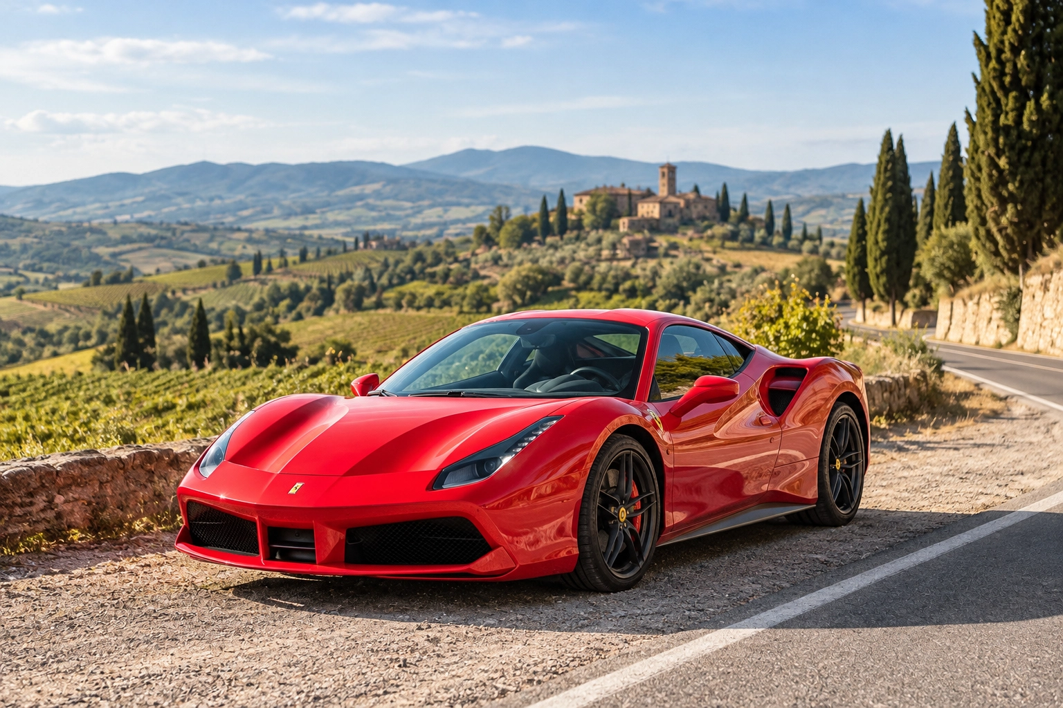 Италия на Ferrari: роскошь, приключения и стиль